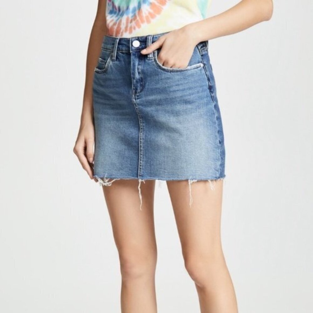 Blank NYC Two Faced Denim Mini‎ Skirt Size 24
